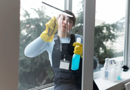 Nettoyage de vitres intérieures et extérieures à Pellevoisin